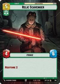 Relic Scavenger (Hyperspace) - Legends of the Force - Star Wars: Unlimited card