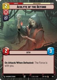 Acolyte of the Beyond (Hyperspace) - Legends of the Force - Star Wars: Unlimited card
