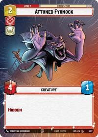 Attuned Fyrnock (Hyperspace) - Legends of the Force - Star Wars: Unlimited card