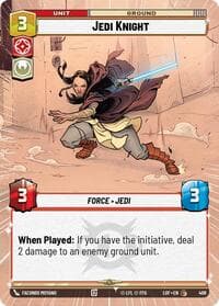 Jedi Knight (Hyperspace) - Legends of the Force - Star Wars: Unlimited card