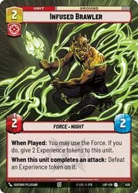 Infused Brawler (Hyperspace) - Legends of the Force - Star Wars: Unlimited card
