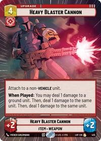 Heavy Blaster Cannon (Hyperspace) - Legends of the Force - Star Wars: Unlimited card