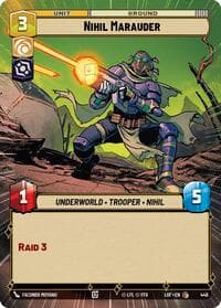 Nihil Marauder (Hyperspace) - Legends of the Force - Star Wars: Unlimited card