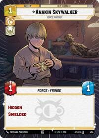 Anakin Skywalker - Force Prodigy (Hyperspace) - Legends of the Force - Star Wars: Unlimited card