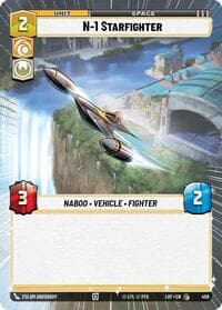 N-1 Starfighter (Hyperspace) - Legends of the Force - Star Wars: Unlimited card