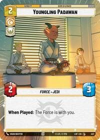Youngling Padawan (Hyperspace) - Legends of the Force - Star Wars: Unlimited card