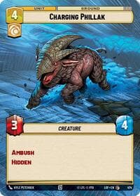 Charging Phillak (Hyperspace) - Legends of the Force - Star Wars: Unlimited card