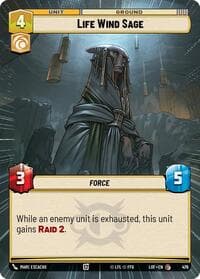 Life Wind Sage (Hyperspace) - Legends of the Force - Star Wars: Unlimited card