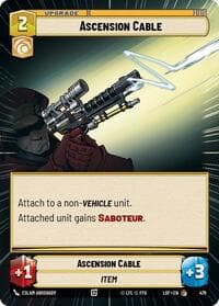 Ascension Cable (Hyperspace) - Legends of the Force - Star Wars: Unlimited card