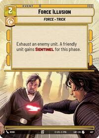 Force Illusion (Hyperspace) - Legends of the Force - Star Wars: Unlimited card