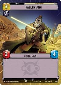 Fallen Jedi (Hyperspace) - Legends of the Force - Star Wars: Unlimited card