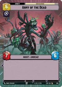 Army of the Dead (Hyperspace) - Legends of the Force - Star Wars: Unlimited card