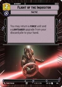 Flight of the Inquisitor (Hyperspace) - Legends of the Force - Star Wars: Unlimited card