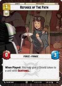 Refugee of The Path (Hyperspace) - Legends of the Force - Star Wars: Unlimited card