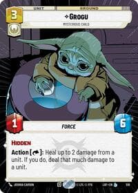 Grogu - Mysterious Child (Hyperspace) - Legends of the Force - Star Wars: Unlimited card
