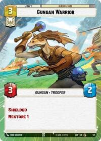 Gungan Warrior (Hyperspace) - Legends of the Force - Star Wars: Unlimited card