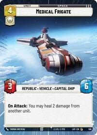 Medical Frigate (Hyperspace) - Legends of the Force - Star Wars: Unlimited card