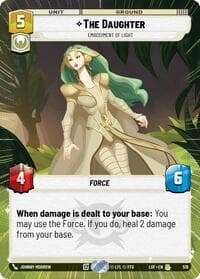 The Daughter - Embodiment of Light (Hyperspace) - Legends of the Force - Star Wars: Unlimited card