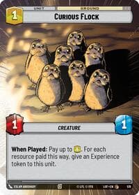 Curious Flock (Hyperspace) - Legends of the Force - Star Wars: Unlimited card