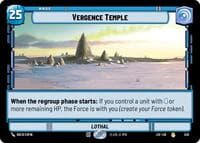 Vergence Temple (Foil) - Legends of the Force - Star Wars: Unlimited card