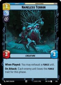 Nameless Terror (Foil) - Legends of the Force - Star Wars: Unlimited card