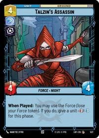 Talzin's Assassin (Foil) - Legends of the Force - Star Wars: Unlimited card