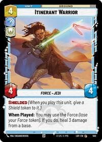 Itinerant Warrior (Foil) - Legends of the Force - Star Wars: Unlimited card