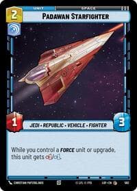 Padawan Starfighter (Foil) - Legends of the Force - Star Wars: Unlimited card