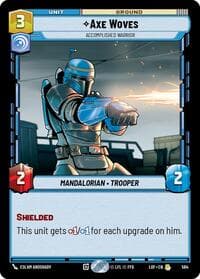 Axe Woves - Accomplished Warrior (Foil) - Legends of the Force - Star Wars: Unlimited card