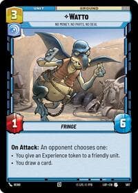 Watto - No Money, No Parts, No Deal (Foil) - Legends of the Force - Star Wars: Unlimited card