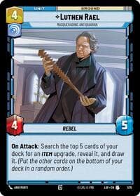 Luthen Rael - Masquerading Antiquarian (Foil) - Legends of the Force - Star Wars: Unlimited card