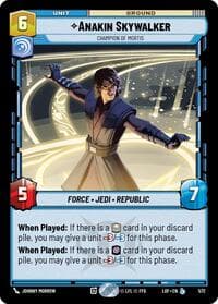 Anakin Skywalker - Champion of Mortis (Foil) - Legends of the Force - Star Wars: Unlimited card