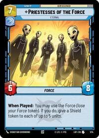Priestesses of the Force - Eternal (Foil) - Legends of the Force - Star Wars: Unlimited card