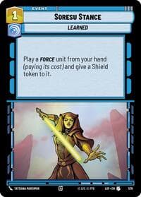 Soresu Stance (Foil) - Legends of the Force - Star Wars: Unlimited card