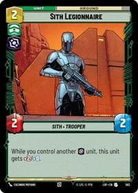 Sith Legionnaire (Foil) - Legends of the Force - Star Wars: Unlimited card