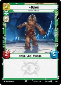 Gungi - Finding Himself (Foil) - Legends of the Force - Star Wars: Unlimited card