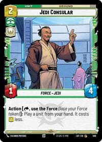 Jedi Consular (Foil) - Legends of the Force - Star Wars: Unlimited card