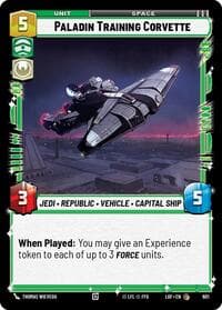 Paladin Training Corvette (Foil) - Legends of the Force - Star Wars: Unlimited card