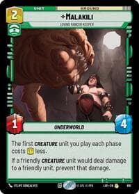 Malakili - Loving Rancor Keeper (Foil) - Legends of the Force - Star Wars: Unlimited card