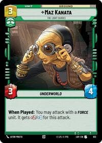 Maz Kanata - The Light Guides (Foil) - Legends of the Force - Star Wars: Unlimited card