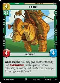 Kaadu (Foil) - Legends of the Force - Star Wars: Unlimited card