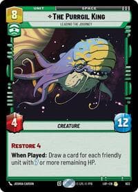 The Purrgil King - Leading The Journey (Foil) - Legends of the Force - Star Wars: Unlimited card