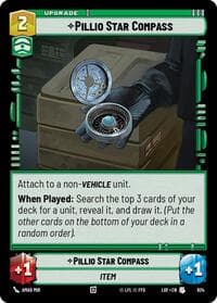 Pillio Star Compass (Foil) - Legends of the Force - Star Wars: Unlimited card