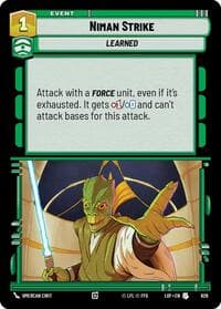 Niman Strike (Foil) - Legends of the Force - Star Wars: Unlimited card