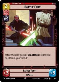Battle Fury (Foil) - Legends of the Force - Star Wars: Unlimited card