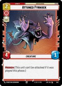 Attuned Fyrnock (Foil) - Legends of the Force - Star Wars: Unlimited card