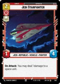 Jedi Starfighter (Foil) - Legends of the Force - Star Wars: Unlimited card
