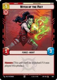 Witch of the Mist (Foil) - Legends of the Force - Star Wars: Unlimited card