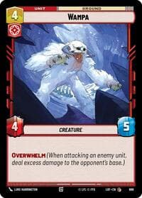 Wampa (Foil) - Legends of the Force - Star Wars: Unlimited card