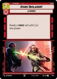 Ataru Onslaught (Foil) - Legends of the Force - Star Wars: Unlimited card